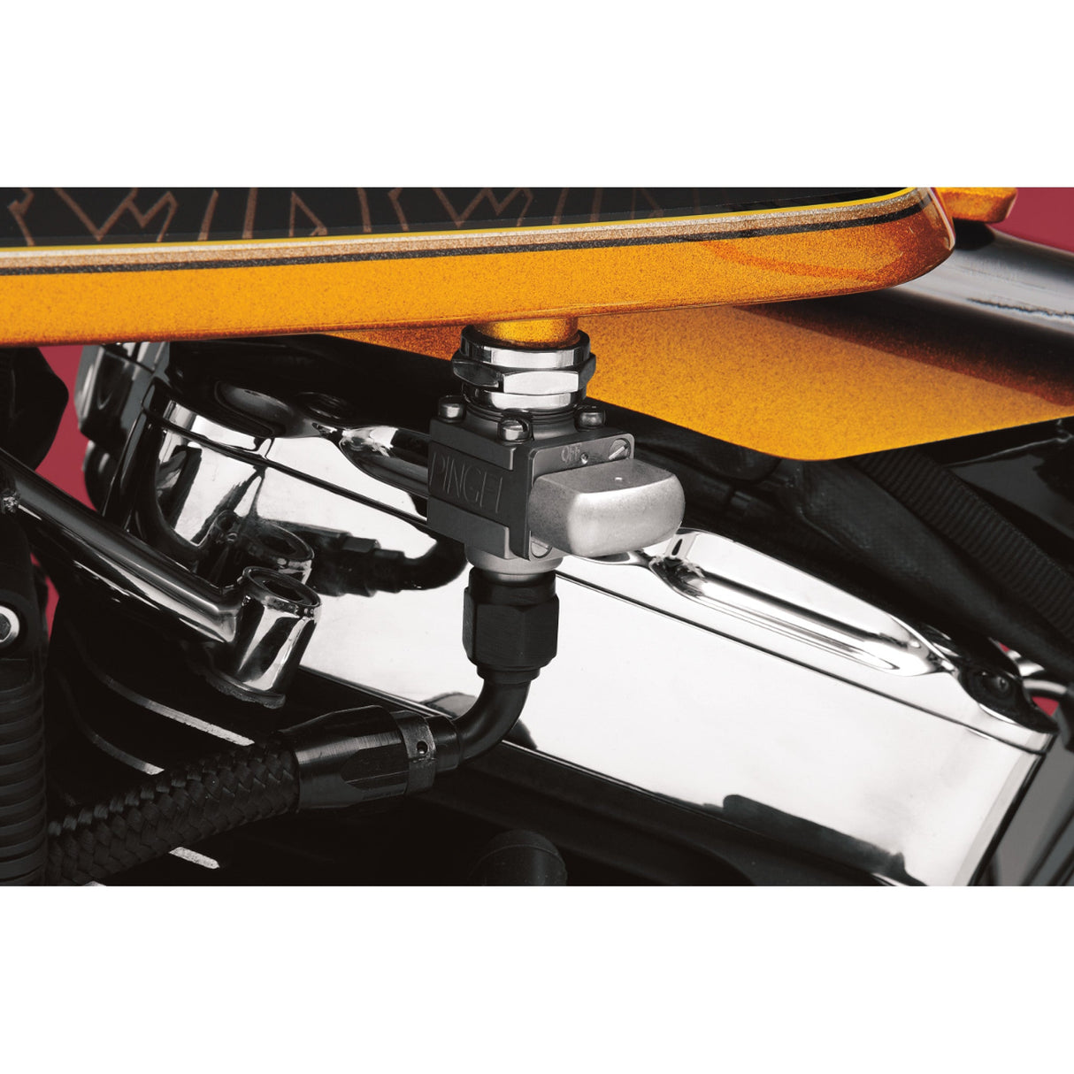 PINGEL 0705-0029 GV23G The Guzzler® Fuel Valve - 22 mm - 6AN