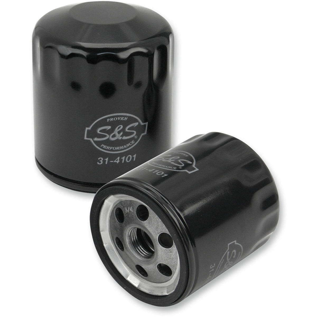 S&S CYCLE 0712-0538 31-4101A Oil Filter black – Black Label Performance