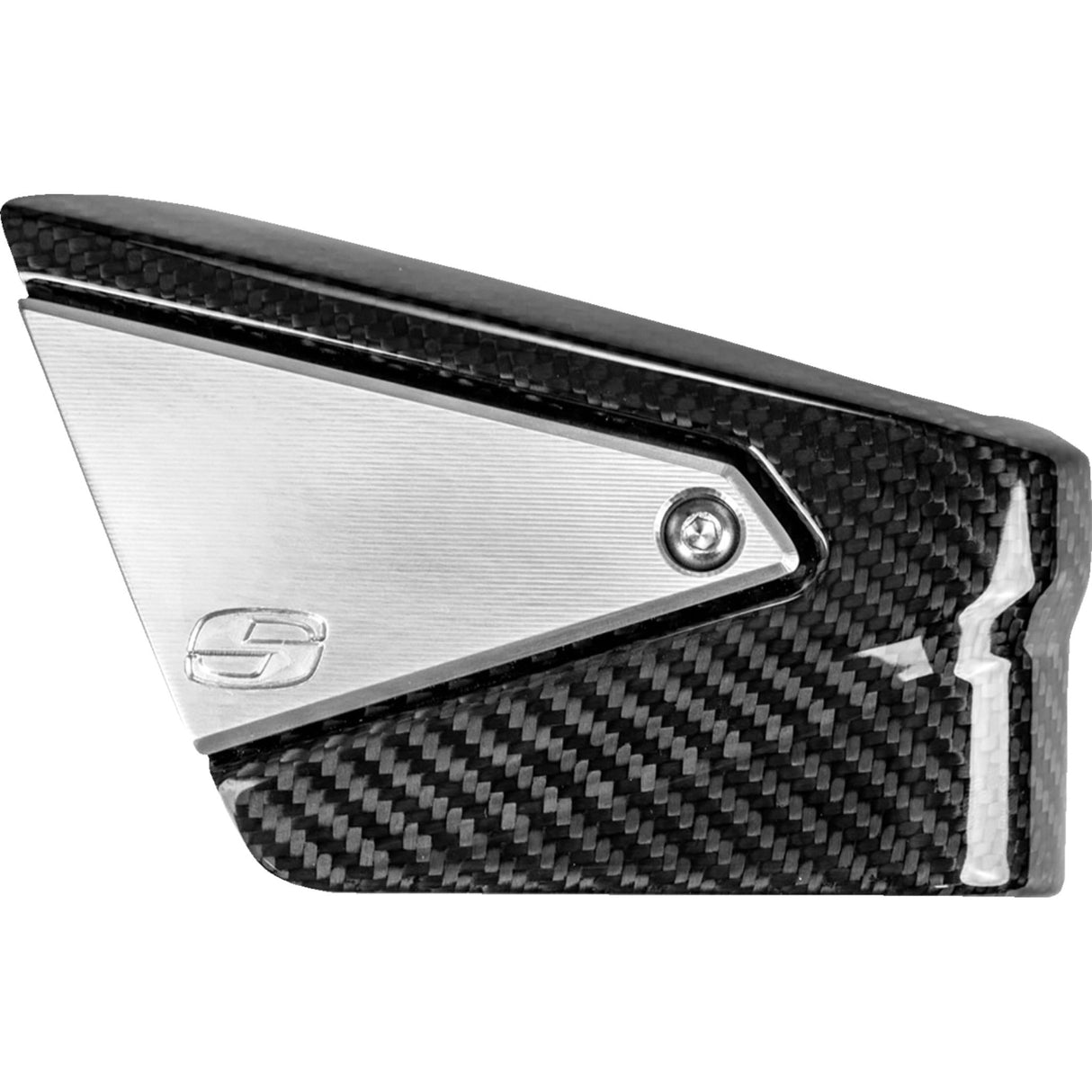SADDLEMEN 2102-0507 CF-8-0007 Coil Cover carbon fiber - high gloss black