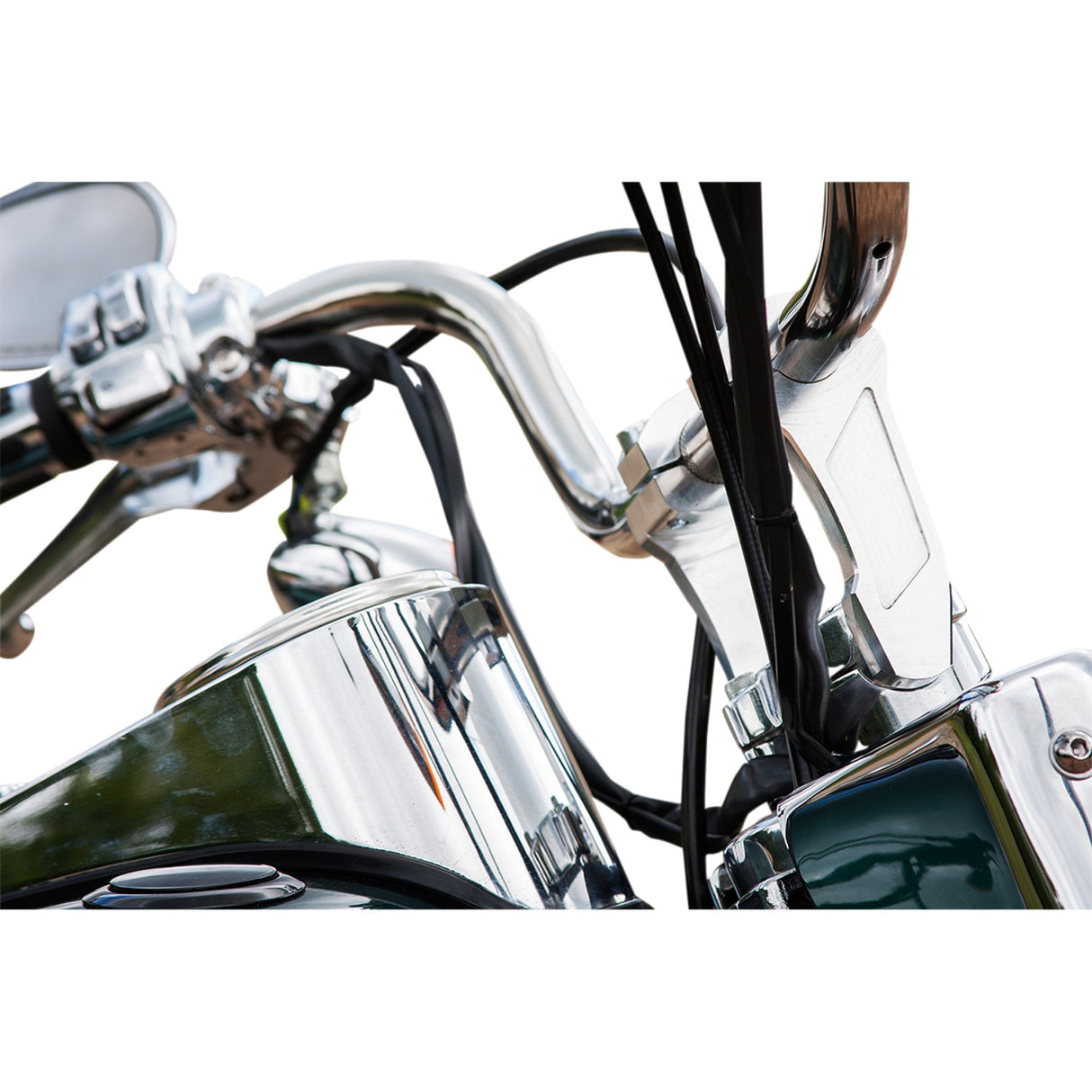ROX Speed FX Patriot Series Pivoting Handlebar Risers 4" Aluminum - 4R-P4RX-M For Harley Sportster 2005-2022