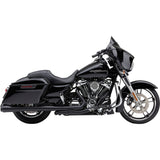 Cobra El Diablo Slip-On Mufflers 4" FL Black - 6208RB For Harley Touring 2017-2026