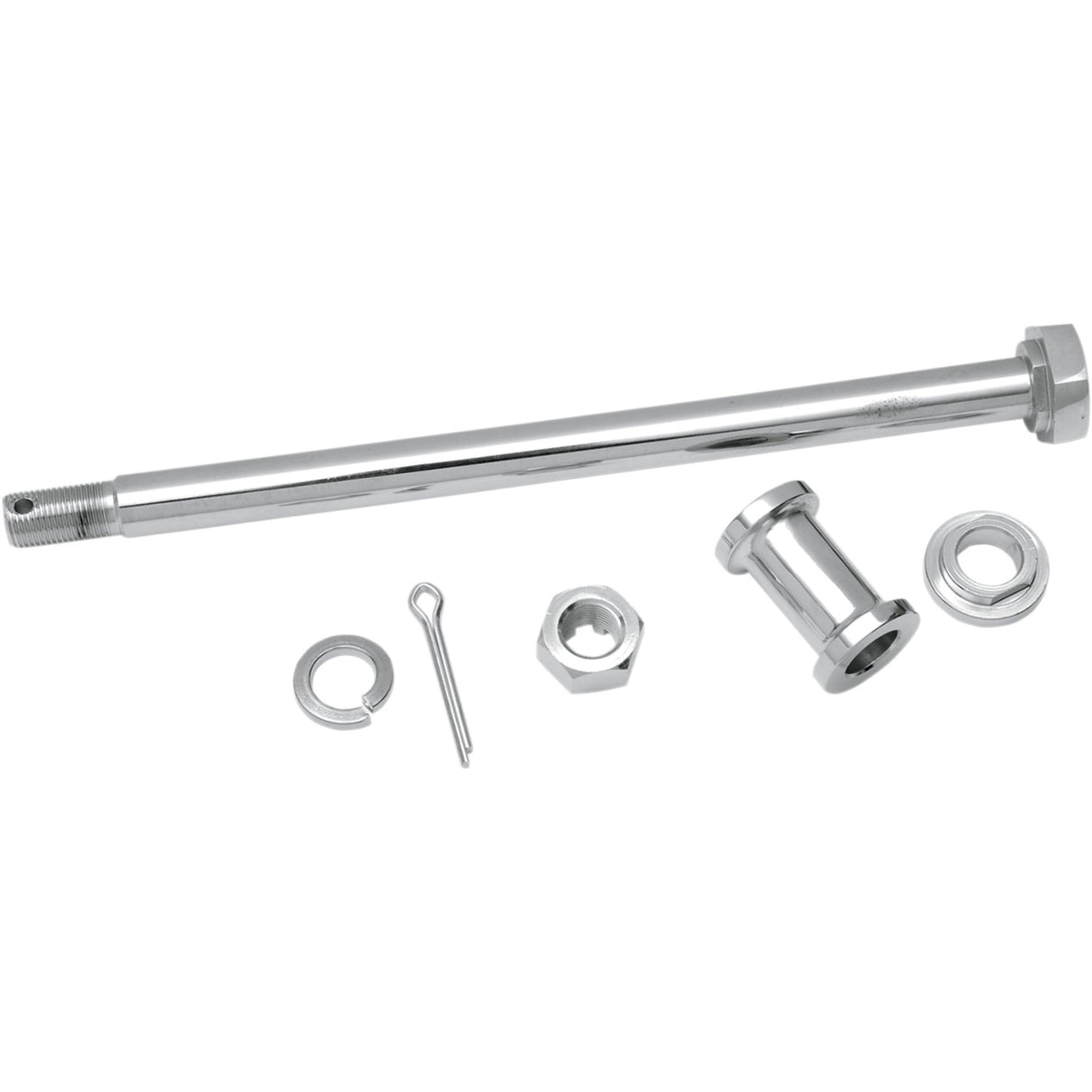 Drag Specialties Rear Axle Kit Rear Chrome For Harley Sportster 1952-1978