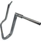 FAT Baggers INC. 1-1/2" EZ Install Flat Top Handlebar 16" Chrome - 605016 For Harley Touring 2006-2020