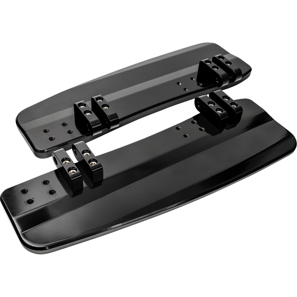 Slyfox Driver Floorboards Black Anodized Touring - SF-905-00-1 For Harley Motorcycles 1980-2023
