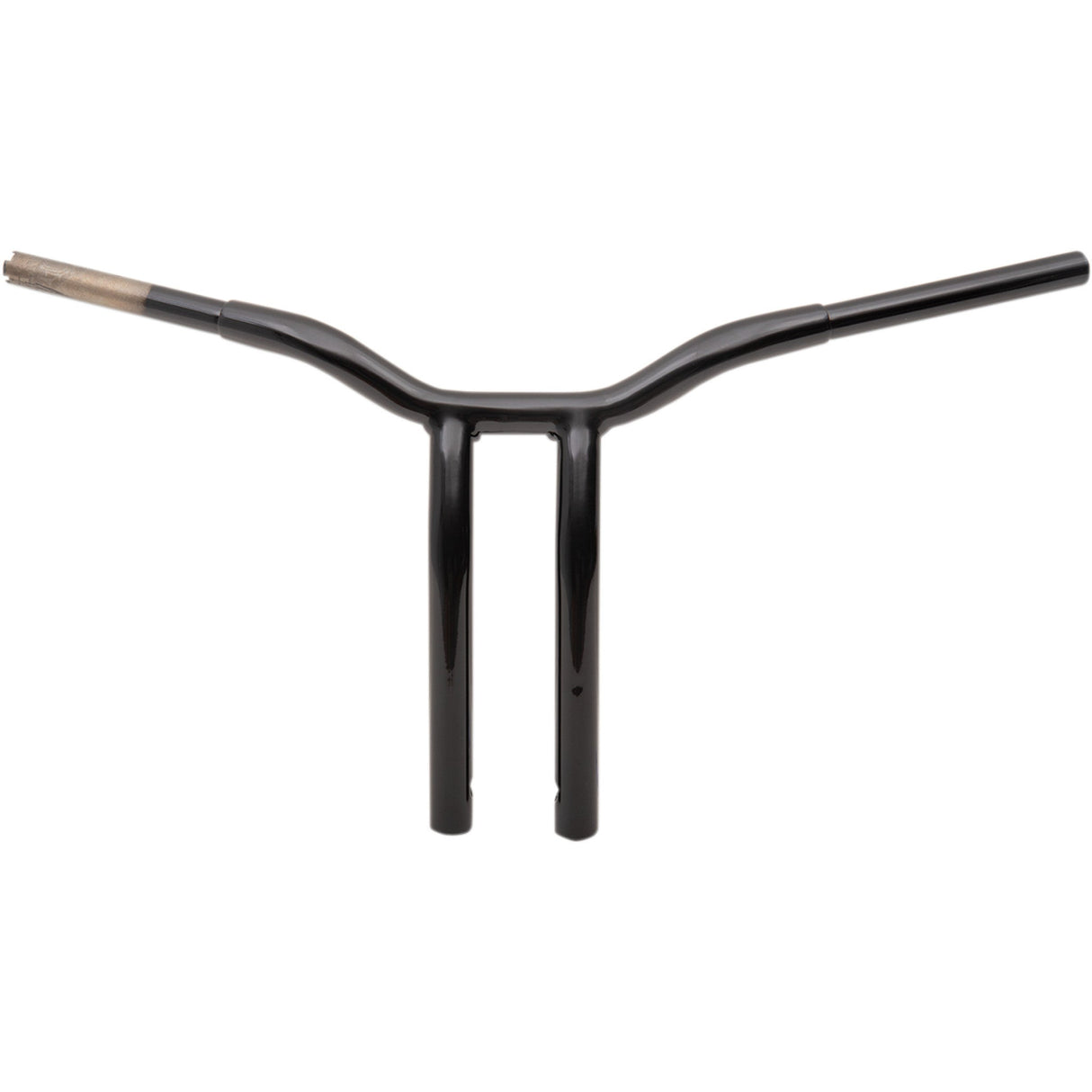 LA CHOPPERS 0601-4943 LA-7338-14B Kage Fighter Welded Bent-Riser Handlebar - One Piece - Bent - 14" - Black