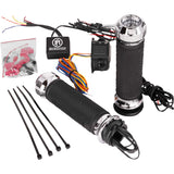 PERFORMANCE MACHINE (PM) 0631-0276 0063-2092-CH Apex Heated Grips - Cable - Chrome