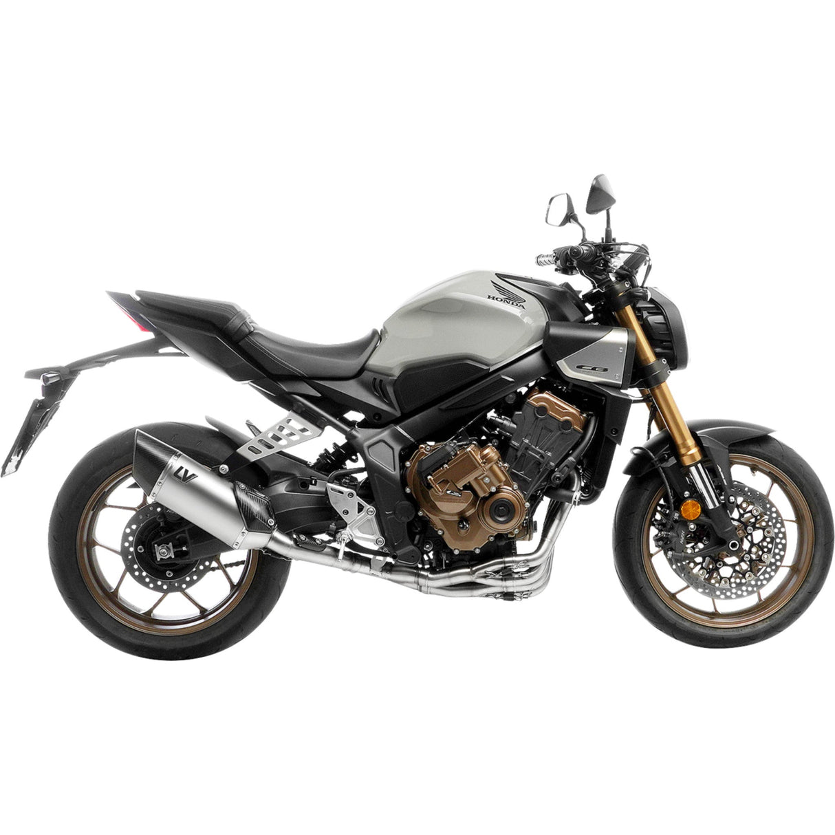 LEOVINCE 1812-0618 15611TU LV-14 R Exhaust System titanium - honda cb/cbr 650