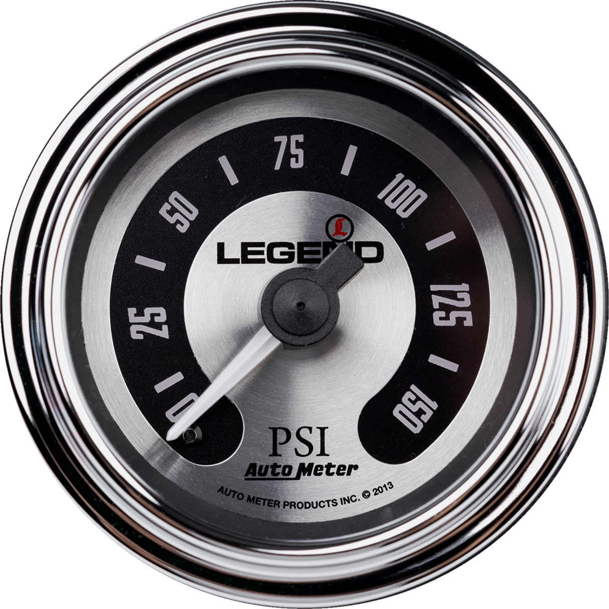 Legend Suspension Fairing Mounted LED Backlit PSI Gauges Spun Aluminum For Harley Touring 1997-2013