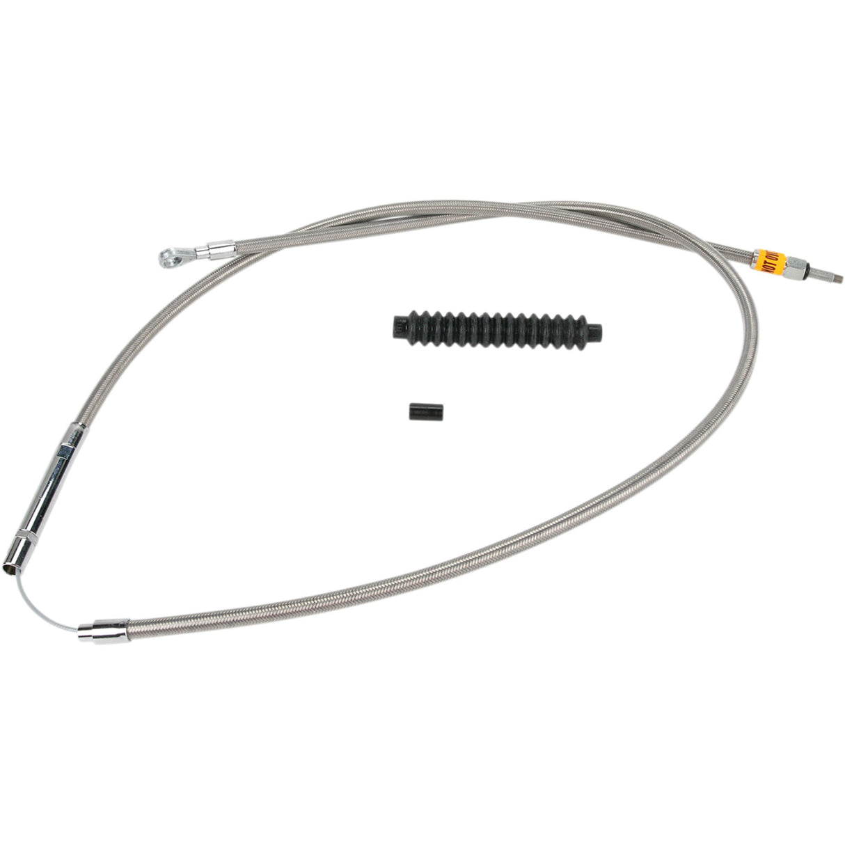 Barnett High-Efficiency Stainless Steel Clutch Cable For Harley-Davidson +6" - 102-30-10020-06 For Harley Sportster 1986-2011