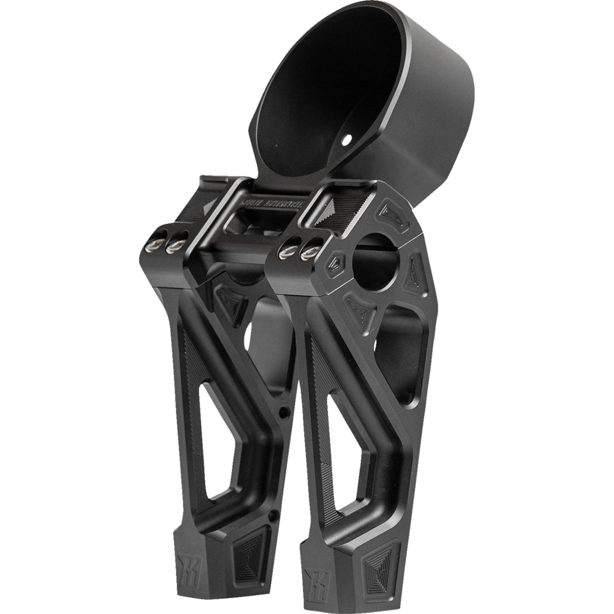 Kodlin USA Fastback Risers Includes Clamp 6" Black - K55129 For Harley Road Glide 2024-2026