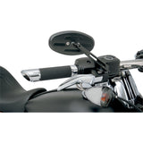 Drag Specialties Stealth II Mirror Side View Oval Black For Harley Motorcycles 2022-2026