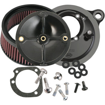 S&S Cycle Super Stock™ Stealth Air Cleaner Kit Black - 170-0060 For Harley Motorcycles 1999-2006