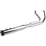 Khrome Werks 2-Into-1 Outlaw Exhaust System Chrome - 200780 For Harley Touring 2009-2016