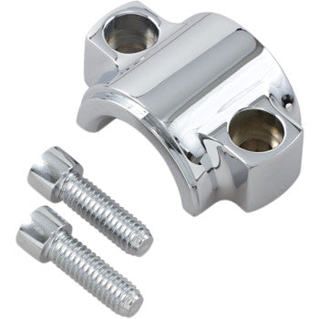 Klock Werks Lower Fork Leg Axle Caps Chrome - KWS-01-0010-C For Harley Touring 2000-2013
