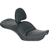 Saddlemen Explorer™ Seat Explorer™ With Backrest Stitched Black For Harley Dyna Wide Glide 1996-2003