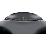 Klock Werks Flare® Windshield 3-1/2" Black - KWW-01-0204 For Harley Touring 1996-2013