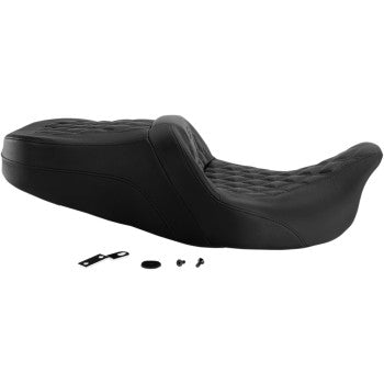 Saddlemen Roadsofa™ Seat Full Lattice Stitch Without Backrest - 808-07B-182 For Harley Touring 2008-2025