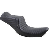 LePera Tailwhip Seat Pleated Black - LN-581PT For Harley Dyna 1996-2003
