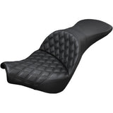 Saddlemen Explorer Lattice Stitch Seat Lattice Stitched - 818-30-029LS For Harley Softail 2018-2025