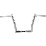 FAT Baggers INC. 1-1/2" EZ Install Pointed Top Handlebar 12" Chrome - 806012 For Harley Road Glide 2015-2020