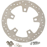 Drag Specialties Stainless Steel Drilled Brake Rotor 11.8" For Harley Touring 2014-2026