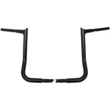 FAT Baggers INC. 1-1/4" EZ Install Pointed Top Handlebar 14" Black - 905014-B For Harley Touring 1986-2022
