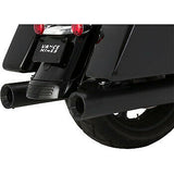 Vance & Hines Eliminator 400 Slip-On Mufflers Matte Black - 46714 For Harley Touring 2017-2026