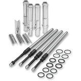 S&S Cycle Quickee Pushrod Kit With Chrome Covers Twin Cam - 106-6051 For Harley Motorcycles 1999-2017