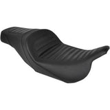 Saddlemen Slim Roll & Pleat Seat Black - 808-07B-161 For Harley Touring 2008-2025