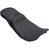 Danny Gray Weekday™ 2-Up XL Seat — Double Diamond XL With Charcoal Stitch - 22-411DIA For Harley Touring 2008-2023