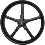 Coastal Moto Rockstar Moto Forged Aluminum Wheel Rockstar Front Dual Disc Without ABS Black 21x3.25 - 1502-ROC-213-B For Harley Touring 2008-2026