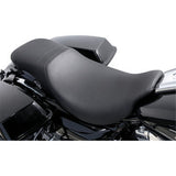 Danny Gray LowIST 2-Up Seat Black Vinyl - FA-DGE-0285 For Harley Touring 2008-2023
