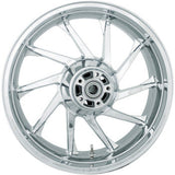 Coastal Moto Hurricane Precision Cast 3D Wheel Hurricane 3D Rear Single Disc With ABS Chrome 18x5.5 - 3D-HUR185CHABST For Harley Touring 2009-2026