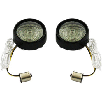 Custom Dynamics Bullet Bezel Turn Signal Assembly - PB-BB-AW-1156BS For Harley Motorcycles 2001-2025
