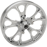 Coastal Moto Largo Precision Cast 3D Wheel — Largo 3D Front Dual Disc Without ABS Chrome 21x3.5 - 3D-LGO213CH For Harley Touring 2008-2026