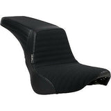 LePera Kickflip Seat — Pleated With Gripp Tape Black - LY-590PTGP For Harley Softail 2018-2021
