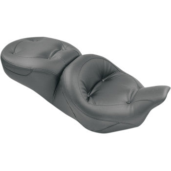 Mustang One-Piece 2-Up Ultra Touring Seat - 76036 For Harley Touring 2008-2025