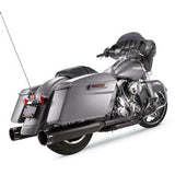 S&S Cycle 4-1/2" MK45 Performance Mufflers — Tracer Black Tracer - 550-0670 For Harley Touring 2017-2026