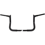 FAT BAGGERS INC. 0601-4747 905010-B 1-1/4" EZ Install Pointed Top Handlebar - 10" - Black