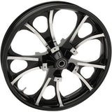 Coastal Moto Largo Precision Cast 3D Wheel — Largo 3D Front Dual Disc With ABS Black Cut 21x3.5 - 3D-LGO213BCABST For Harley Touring 2008-2026