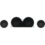 Dakota Digital Four-Gauge MLX Series Kit Black Bezel - MLX-8414 For Harley Touring 2014-2024