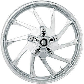 Coastal Moto Hurricane Precision Cast 3D Wheel Hurricane 3D Front Dual Disc With ABS Chrome 21x3.5 - 3D-HUR213CHABST For Harley Touring 2008-2026