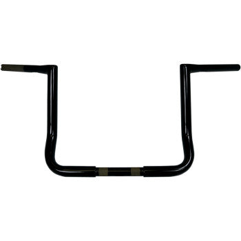 LA Choppers 1-1/4" Twin Peaks Touring Handlebar 12" Black - LA-7361-12B For Harley Touring 1996-2022