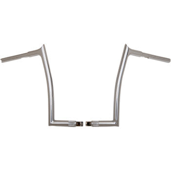 FAT Baggers INC. 1-1/4" EZ Install Pointed Top Handlebar 14" Chrome - 906014 For Harley Road Glide 2015-2022