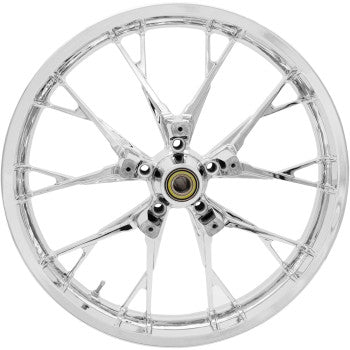 Coastal Moto Marlin Precision Cast 3D Wheel Marlin Front Dual Disc Without ABS Chrome 21x3.5 - 3D-MAR213CH For Harley Touring 2008-2026