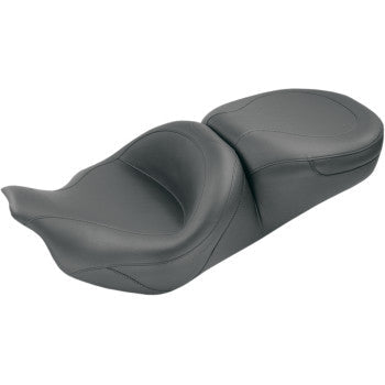 Mustang One-Piece 2-Up Ultra Touring Seat Smooth - 76033 For Harley Touring 2008-2025