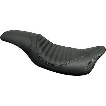 Mustang Tripper Fastback™ Seat Front Tuck-N-Roll Black - 76712 For Harley Touring 2008-2025