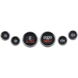 Dakota Digital Six-Gauge MLX Series Kit Chrome Bezel - MLX-8604 For Harley Touring 2004-2013