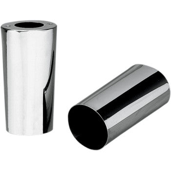 Drag Specialties Fork Slider Covers Stock Length Chrome Smooth For Harley Motorcycles 1949-2017