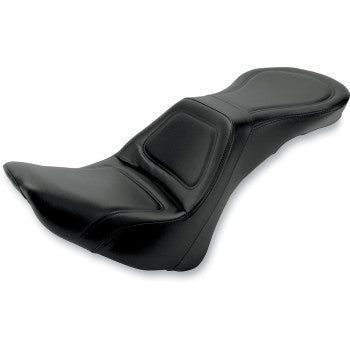 Saddlemen Explorer™ Seat Explorer™ Without Backrest Stitched Black - 806-15-0291 For Harley Softail 2006-2017